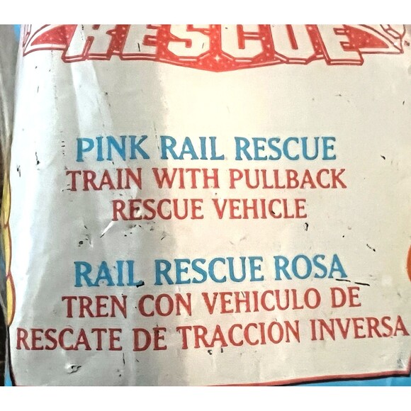 McDonalds Happy Meal Toy Power Rangers Rescue Pink Rail Rescue #6 2000 Vintage - Picture 4 of 9